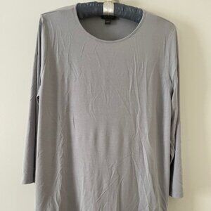 Grey J.Jill Wearever Knit Top - size M